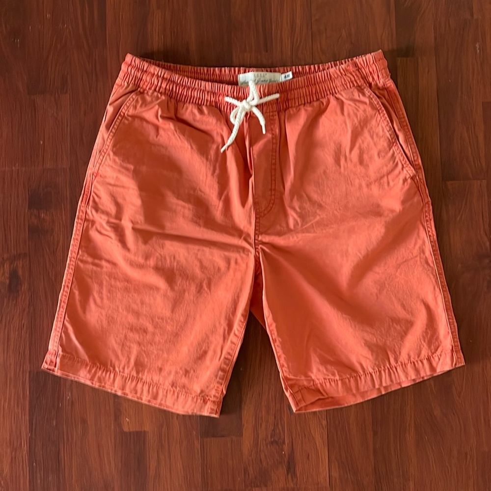 H&M L.O.G.G Orange Shorts Size Medium.
